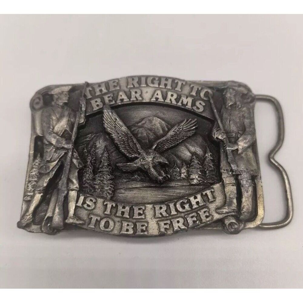 "The Right to Bear Arms" 2nd Amendment Belt Buckle